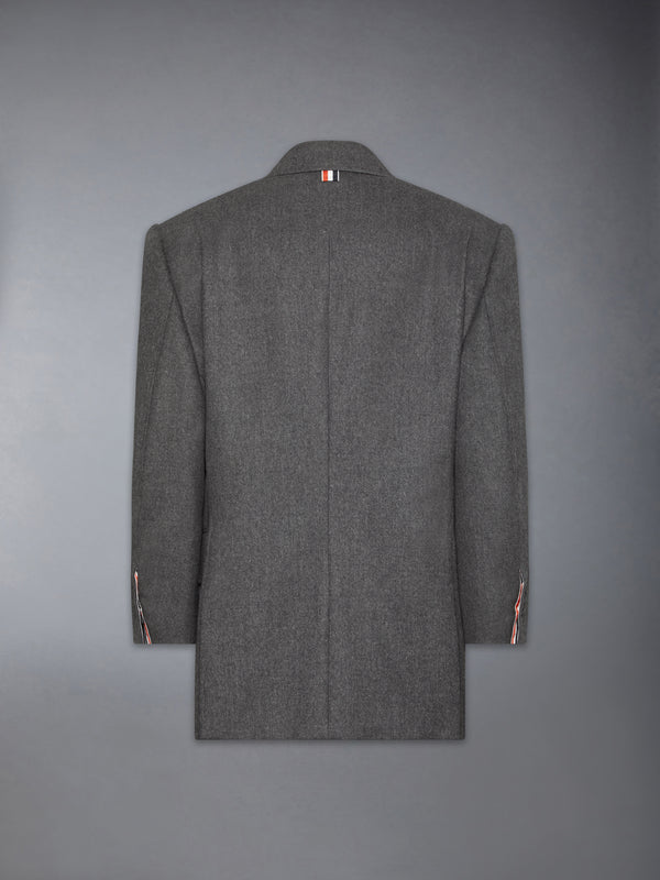 SOLID WOOL FLANNEL OVERSIZED SPORTCOAT - image 7