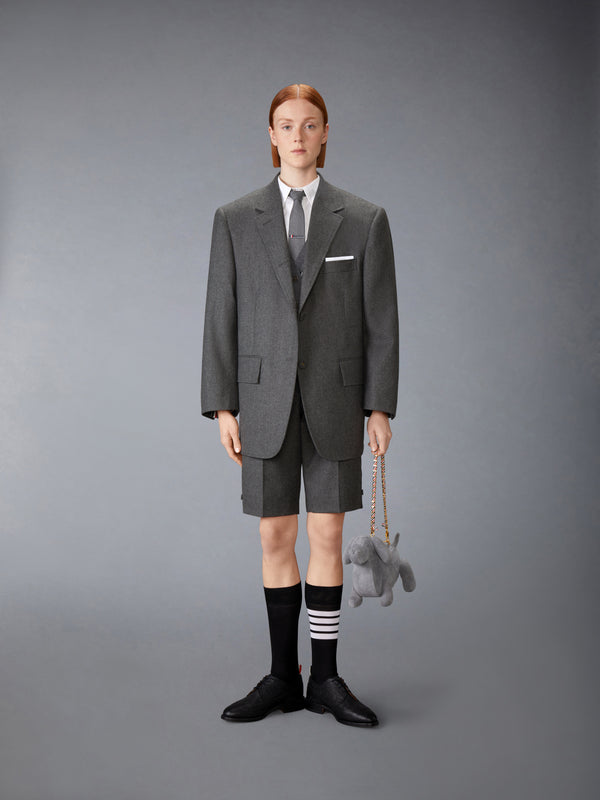 SOLID WOOL FLANNEL OVERSIZED SPORTCOAT - image 3