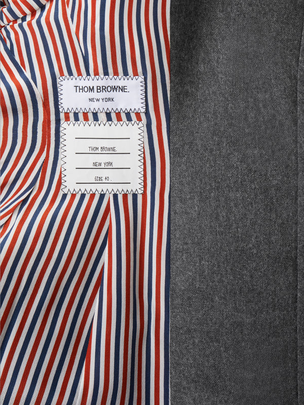 SOLID WOOL FLANNEL COCOON SPORTCOAT - image 4
