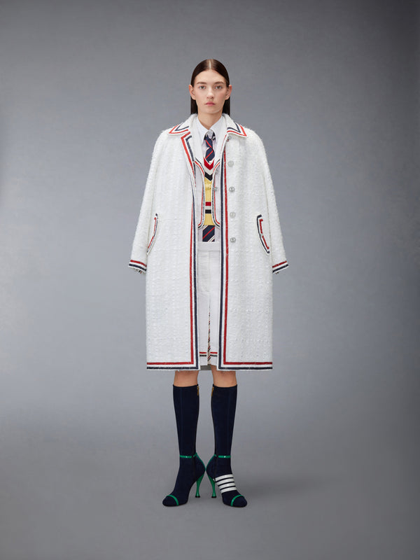 SOLID SEERSUCKER CROPPED JACKET - image 4