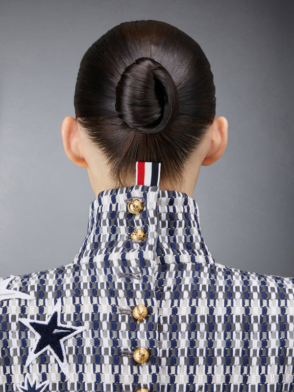 GROSGRAIN TWEED FITTED DRESS - image 8