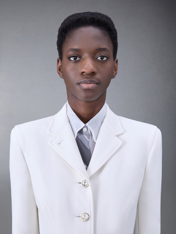 WOOL CREPE MOULDED SHOULDER MAXI DRESS - image 6