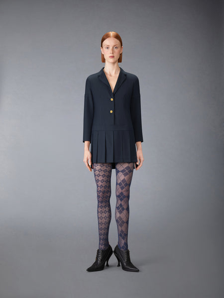 SUPER 120'S TWILL SPORTCOAT MINI DRESS