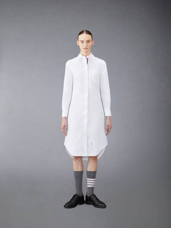 OXFORD GROSGRAIN PLACKET SHIRTDRESS - featured image