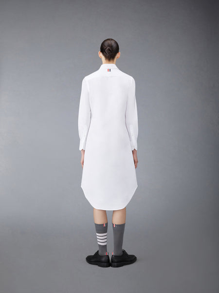 OXFORD GROSGRAIN PLACKET SHIRTDRESS