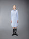 OXFORD GROSGRAIN PLACKET SHIRTDRESS - LIGHT BLUE