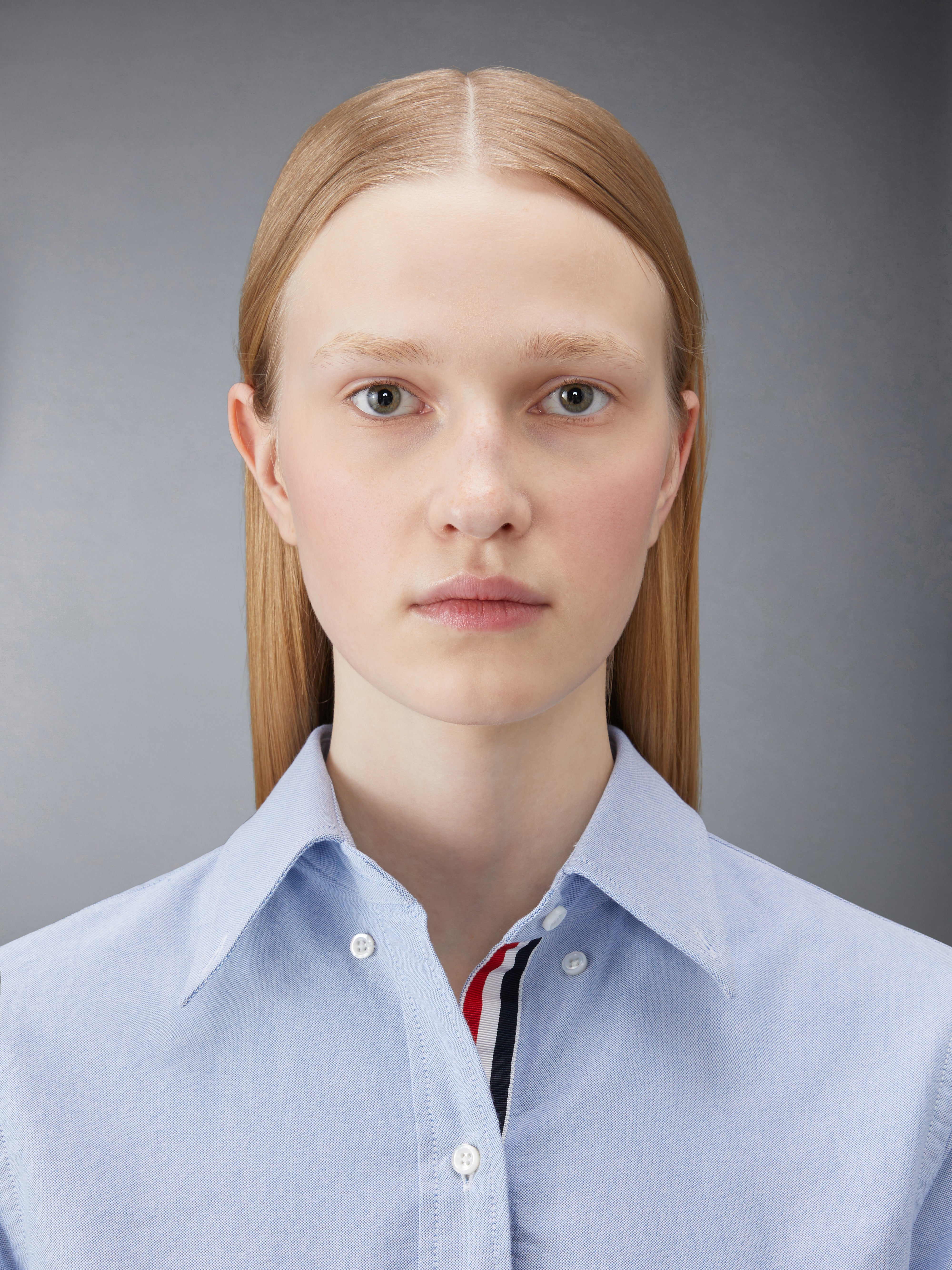 Oxford Grosgrain Placket Shirtdress | Thom Browne