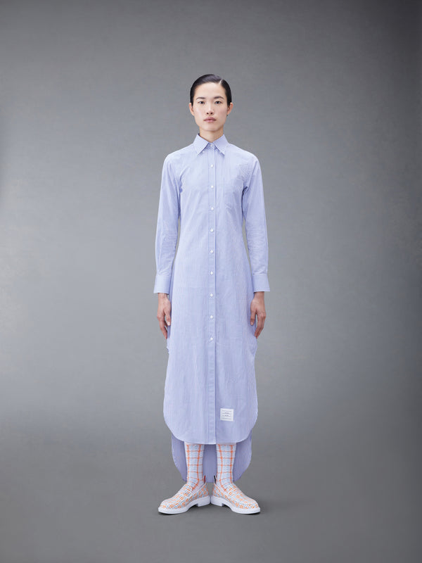 STRIPE POPLIN MAXI SHIRTDRESS - featured image