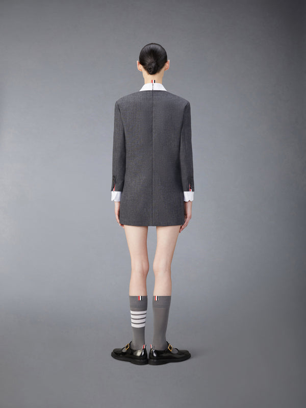 WOOL MINI SHIFT DRESS - image 3