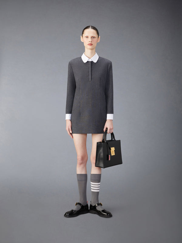 Wool Mini Shift Dress