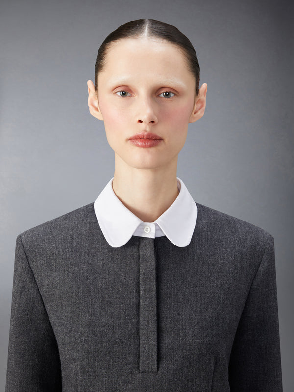 WOOL MINI SHIFT DRESS - image 6
