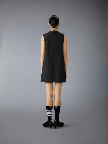 SCHOOL UNIFORM A-LINE SHIFT DRESS BLACK
