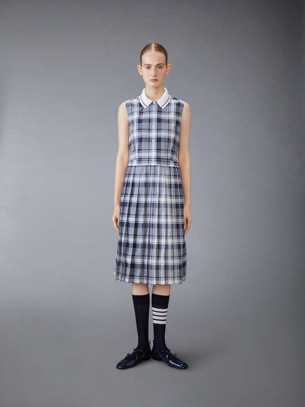 Madras Check Shirtdress | Thom Browne Madras Check Shirtdress | Thom Browne