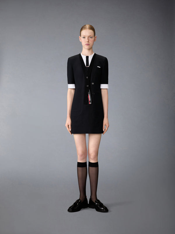 Thom Browne - Black Cotton Dress 42 Thom Browne - Black Cotton Dress 42