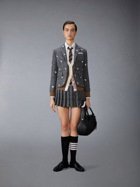 PLEATED BOTTOM GOOSE SHIRTDRESS MEDIUM GREY