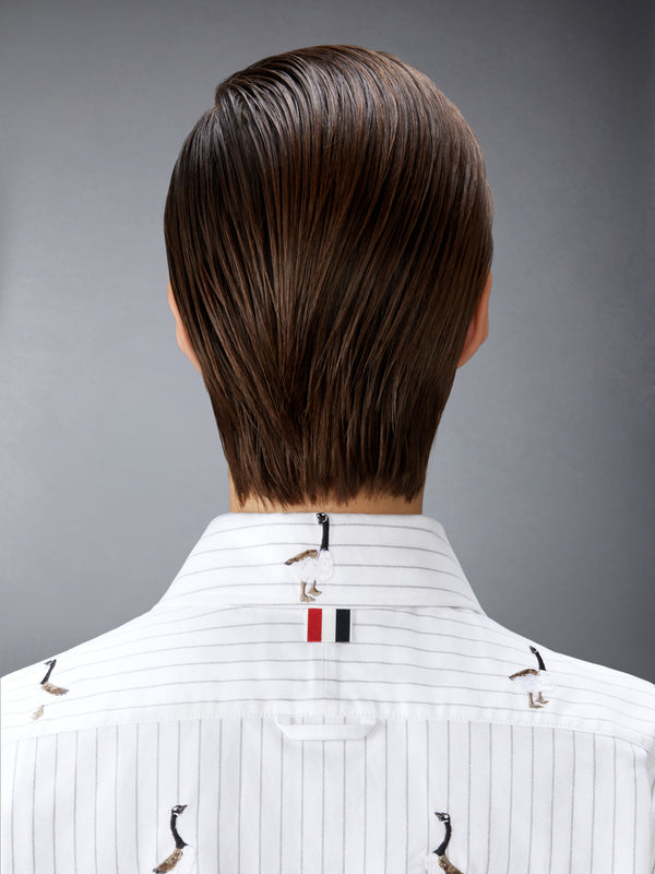 PLEATED BOTTOM GOOSE SHIRTDRESS - image 5