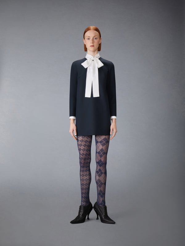 HIGH WOOL SUITING SHIFT DRESS - image 1