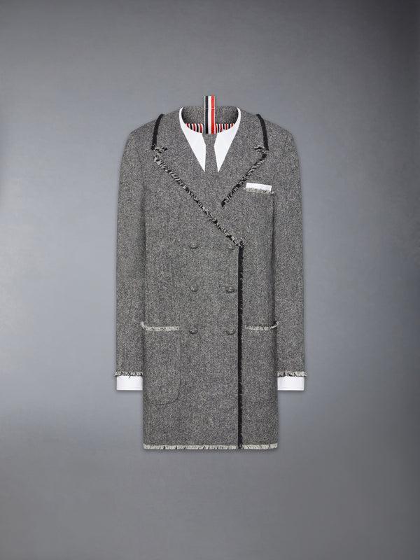 SOLID DONEGAL TWEED TROMPE L'OEIL DRESS - featured image