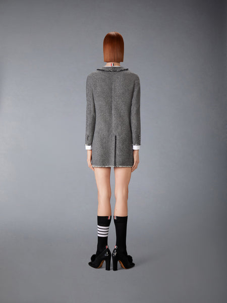SOLID DONEGAL TWEED TROMPE L'OEIL DRESS