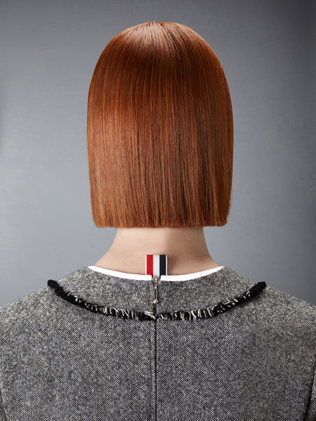 SOLID DONEGAL TWEED TROMPE L'OEIL DRESS