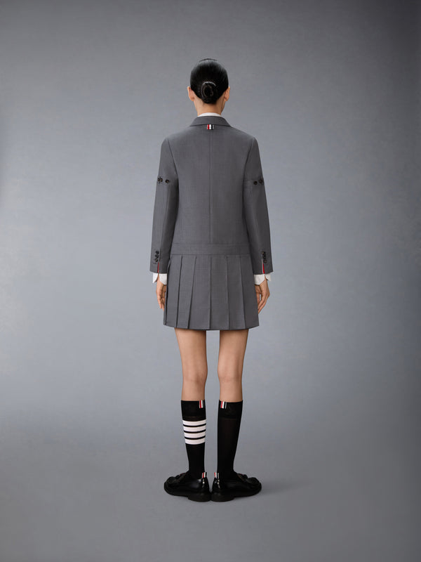 SUPER 120'S TWILL SPORTCOAT PLEATED MINI DRESS - image 4