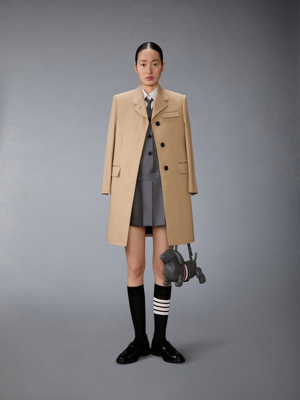 pleated coat dress Pleated Trench Dress by Carole Christian M / Cream