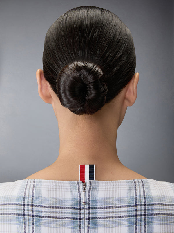 WINDOWPANE PLAID MINI SACK DRESS - image 7