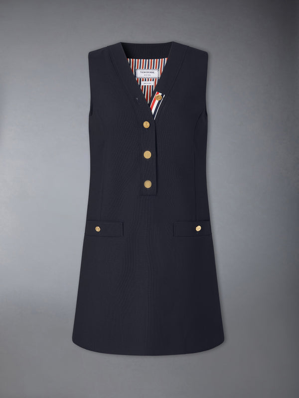 HOPSACK SUITING CARDIGAN DRESS - featured image