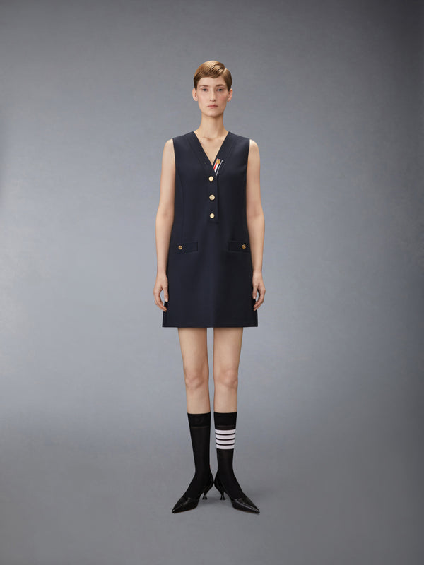 HOPSACK SUITING CARDIGAN DRESS - image 3