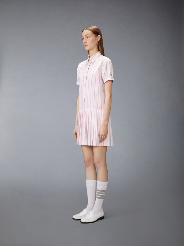 HAIRLINE STRIPE POPLIN SHIRT DRESS - image 2