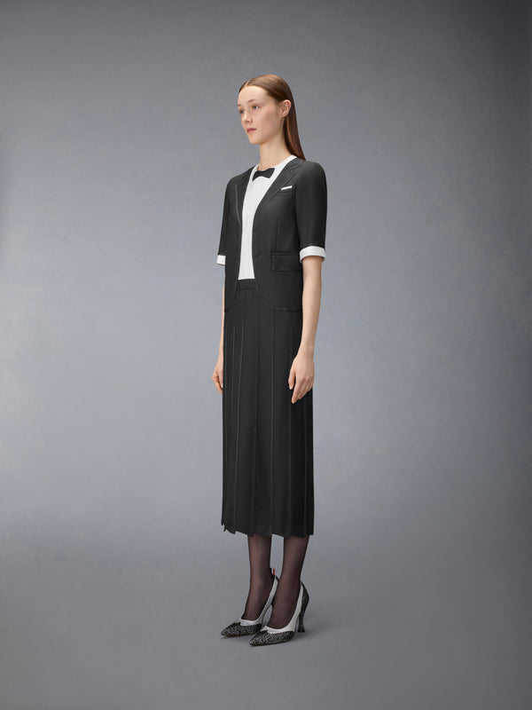 SUPER 120'S TWILL TROMPE DRESS - image 2