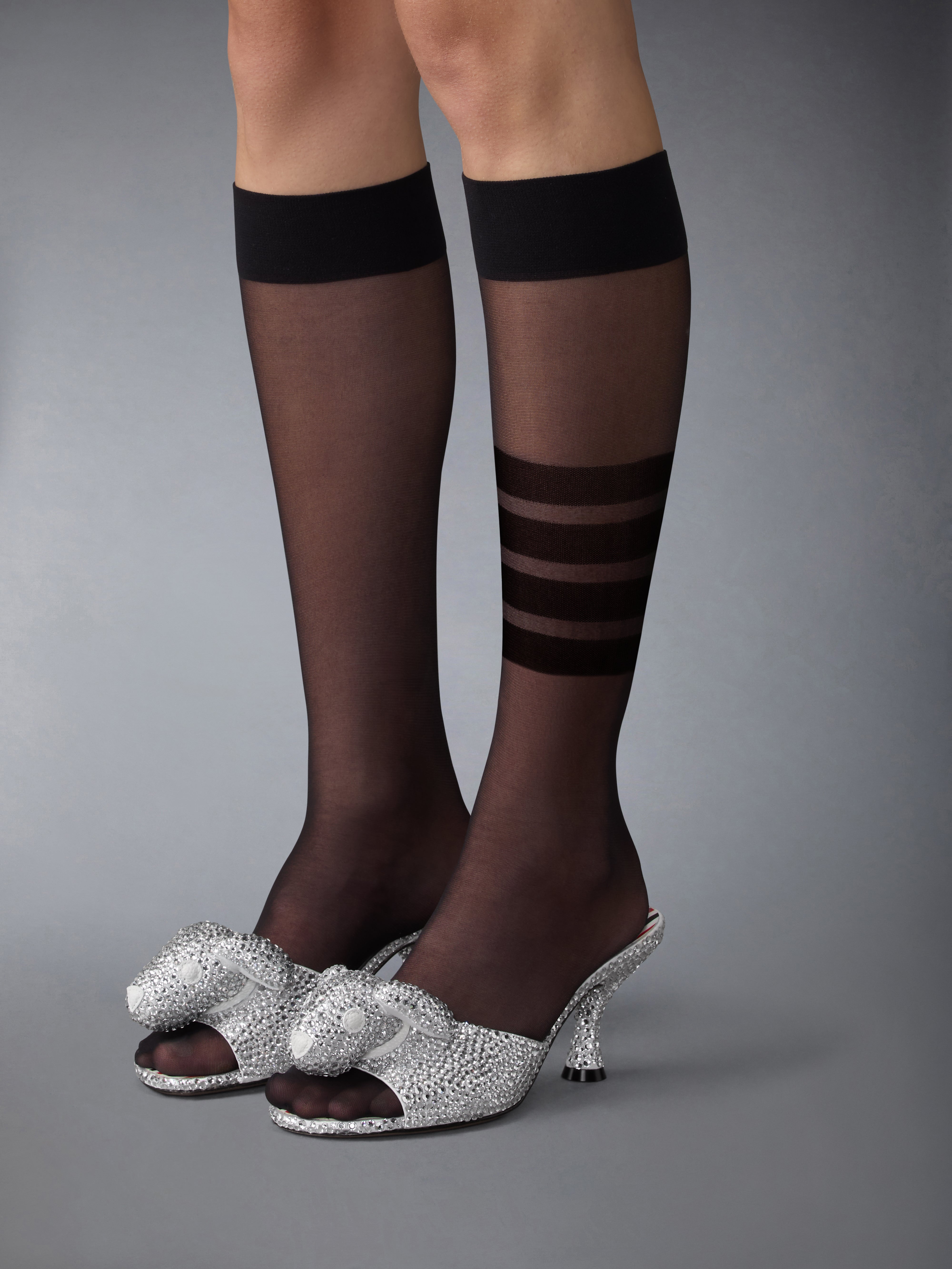 クリスタル HECTOR ミュール ヒール 75MM | Thom Browne