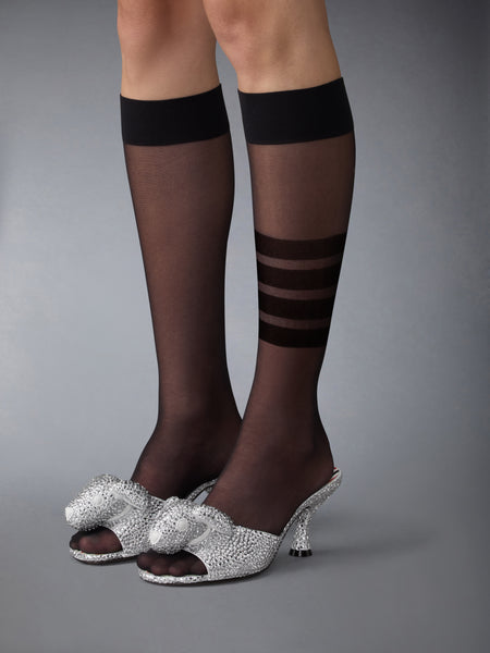 크리스털 헥터 뮬 75MM 화이트