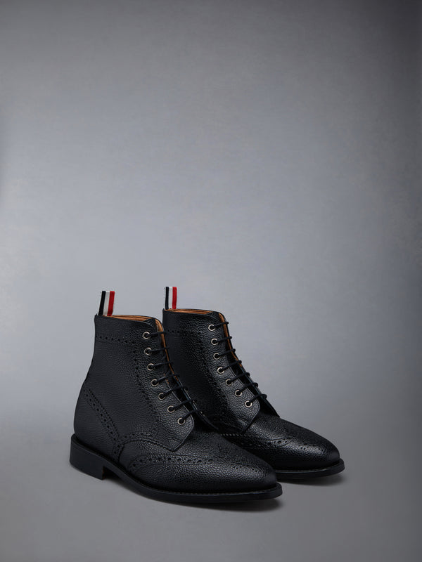 PEBBLE GRAIN LEATHER SOLE WINGTIP BROGUE BOOT - image 2