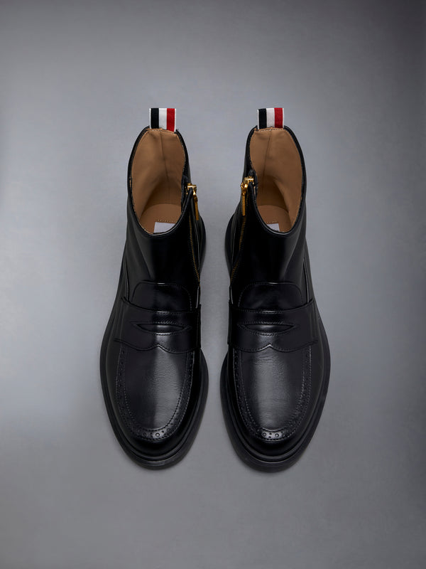 ヴィテッロ カーフレザー ペニーローファー アンクルブーツ - image 4