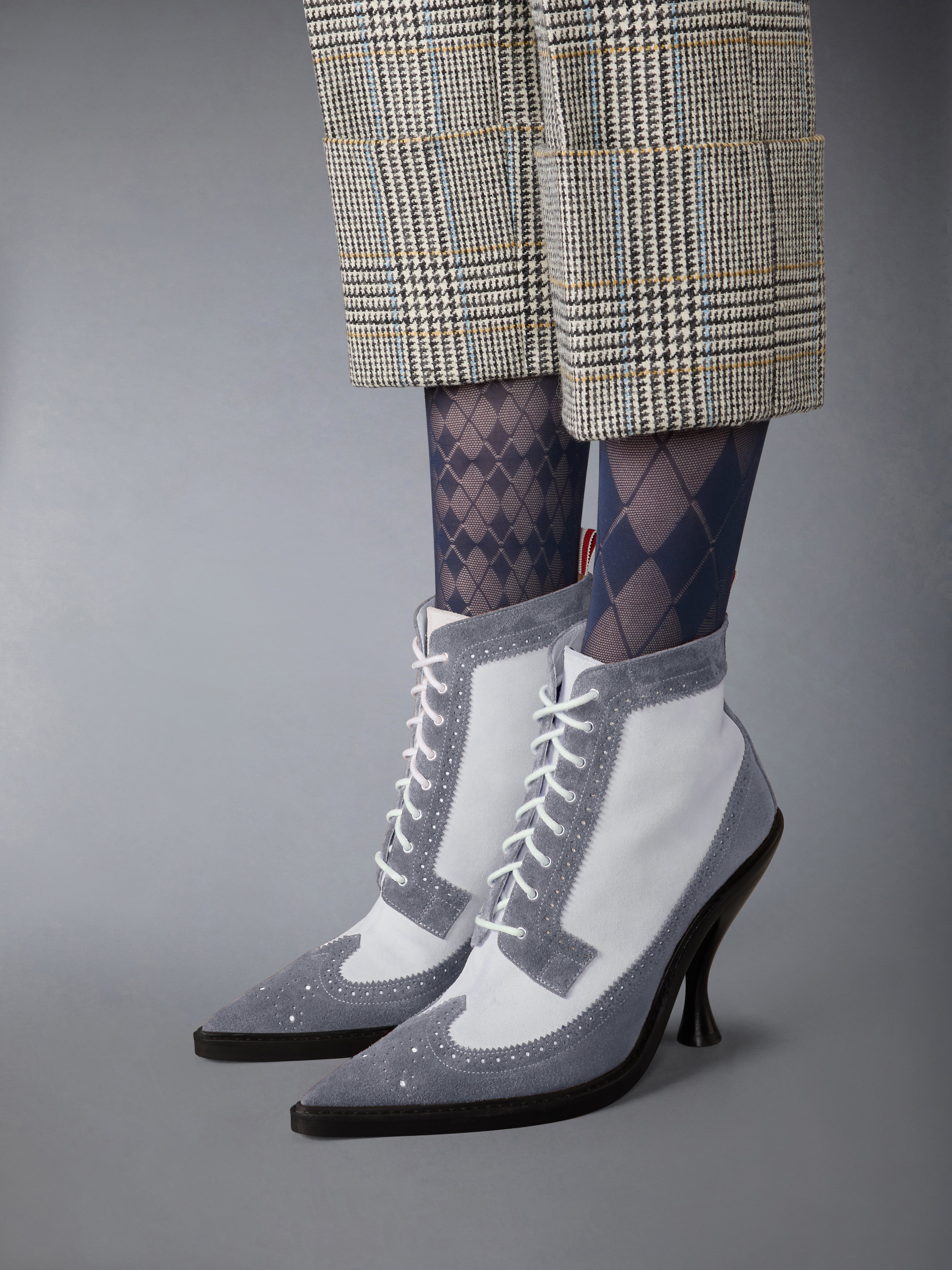 Calf Suede Wingtip Boot 90Mm | Thom Browne