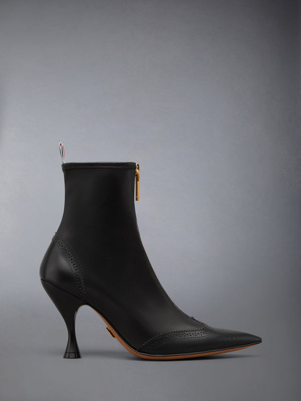 LEATHER WINGTIP BOOTIE 90MM - featured image
