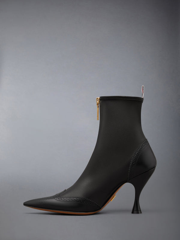 LEATHER WINGTIP BOOTIE 90MM - image 3