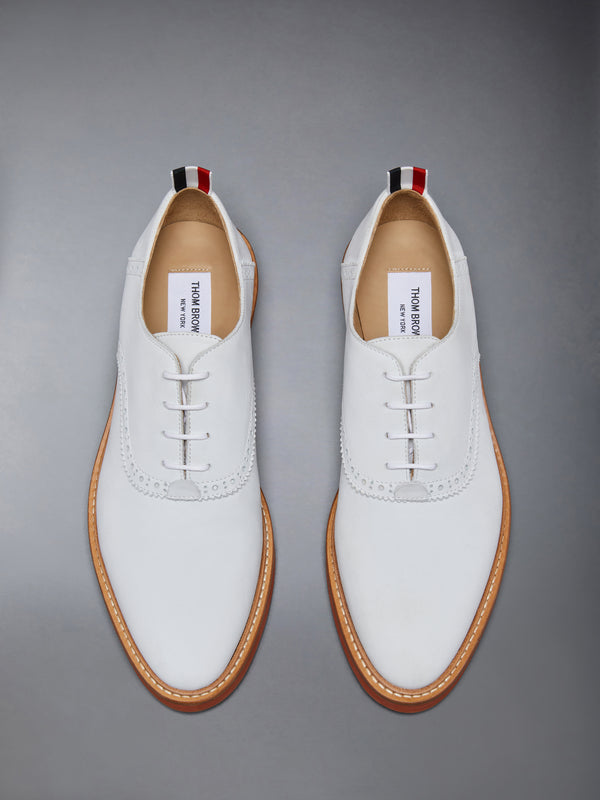 NUBUCK MICRO SOLE SADDLE SHOES - image 5