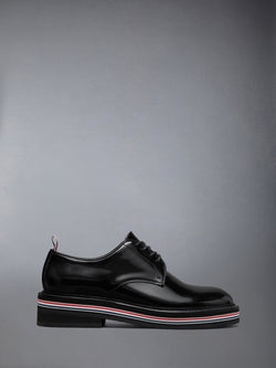 SOFT SPAZZOLATO RUBBER SOLE UNIFORM DERBY