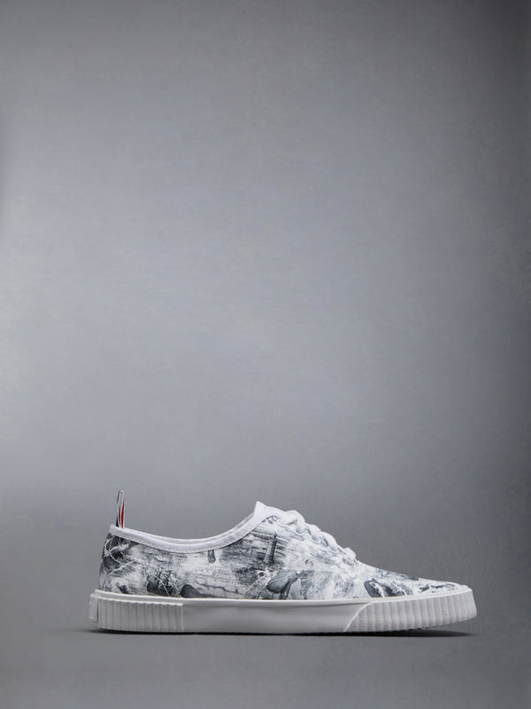 Nautical Toile Canvas Heritage Sneaker - featured image