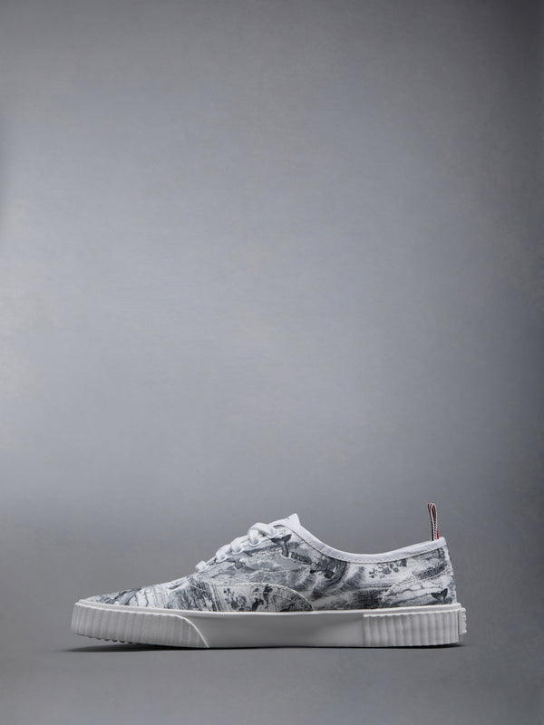 Nautical Toile Canvas Heritage Sneaker - image 3