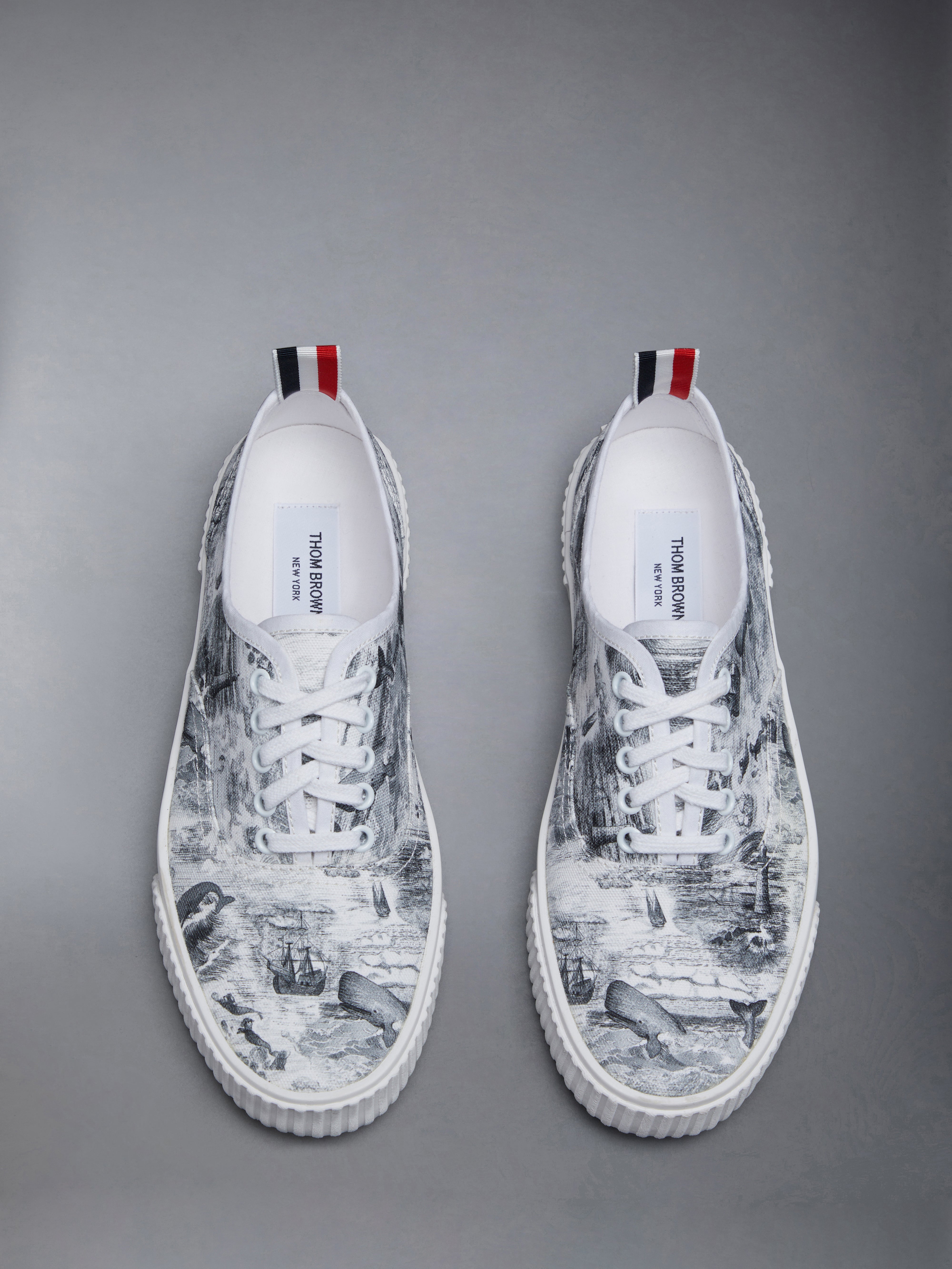 Thom Browne｜SNEAKERS (FFD063A F0262 996) Canvas Heritage Sneakers | Thom Browne
