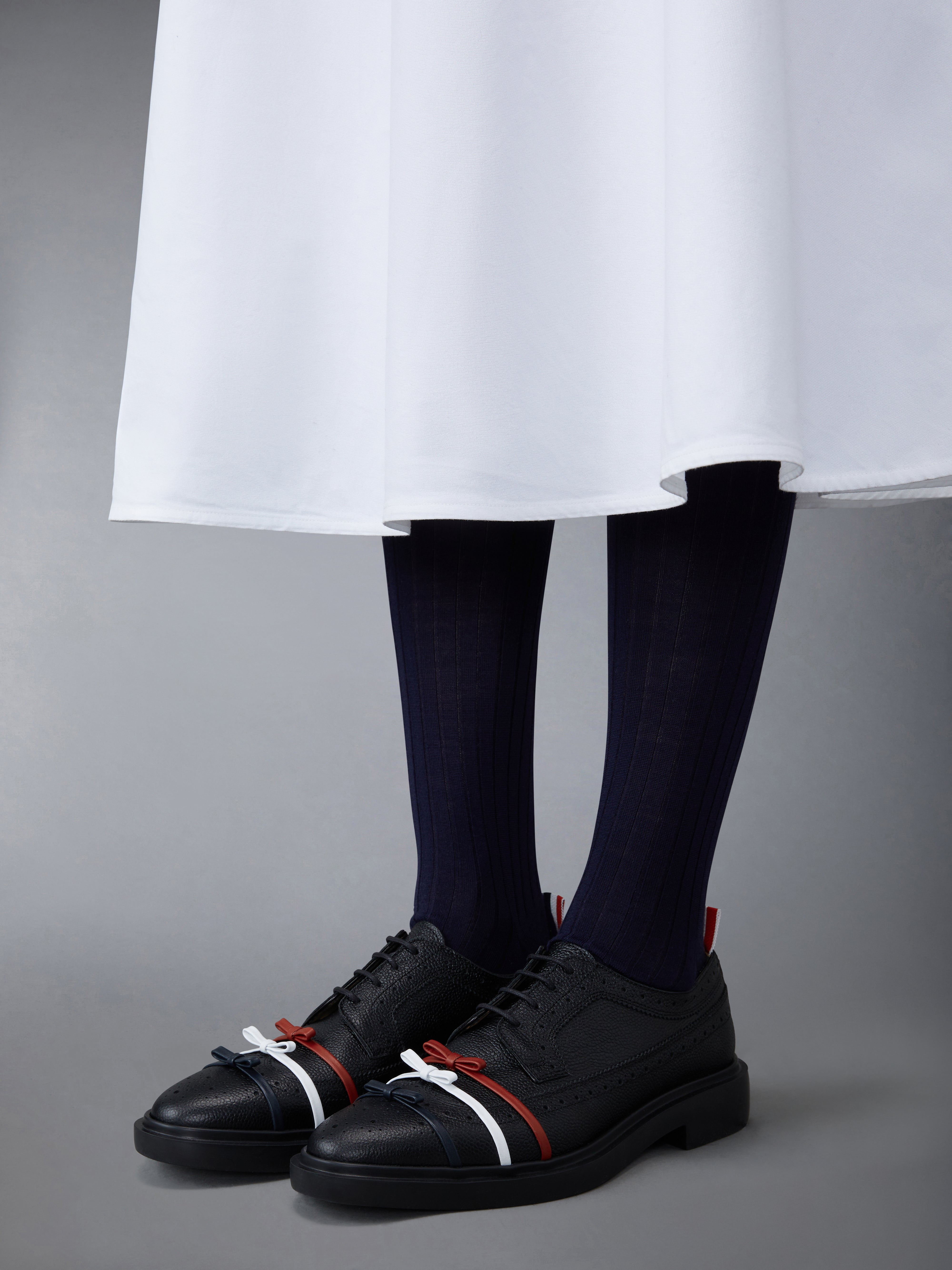 Rubber Sole 3 Bow Longwing Brogue | Thom Browne
