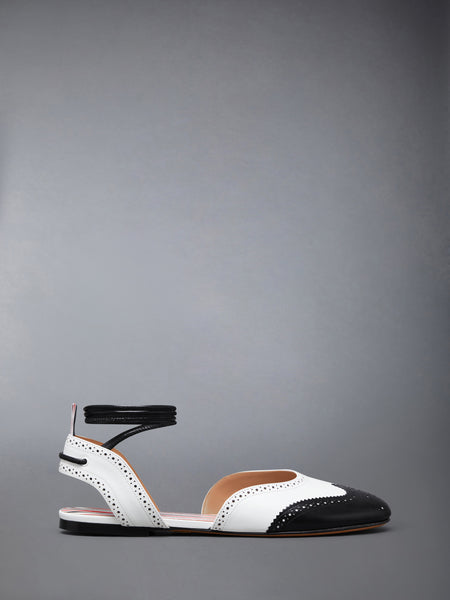 WING D'ORSAY BALLERINA 5MM BLK/WHT