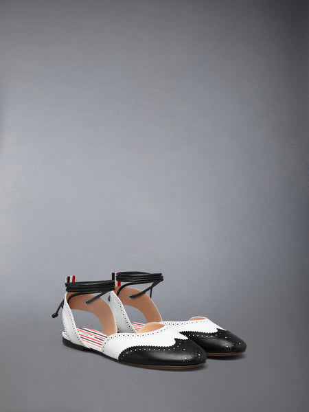 WING D'ORSAY BALLERINA 5MM BLK/WHT