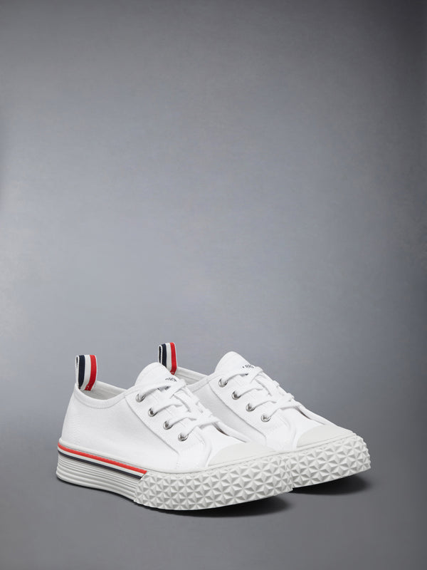 CANVAS TREAD SOLE COLLEGIATE SNEAKERS - image 2