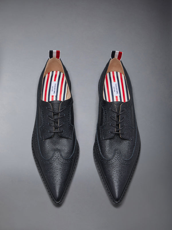 PEBBLE GRAIN LONGWING POINTED BROGUE - image 5