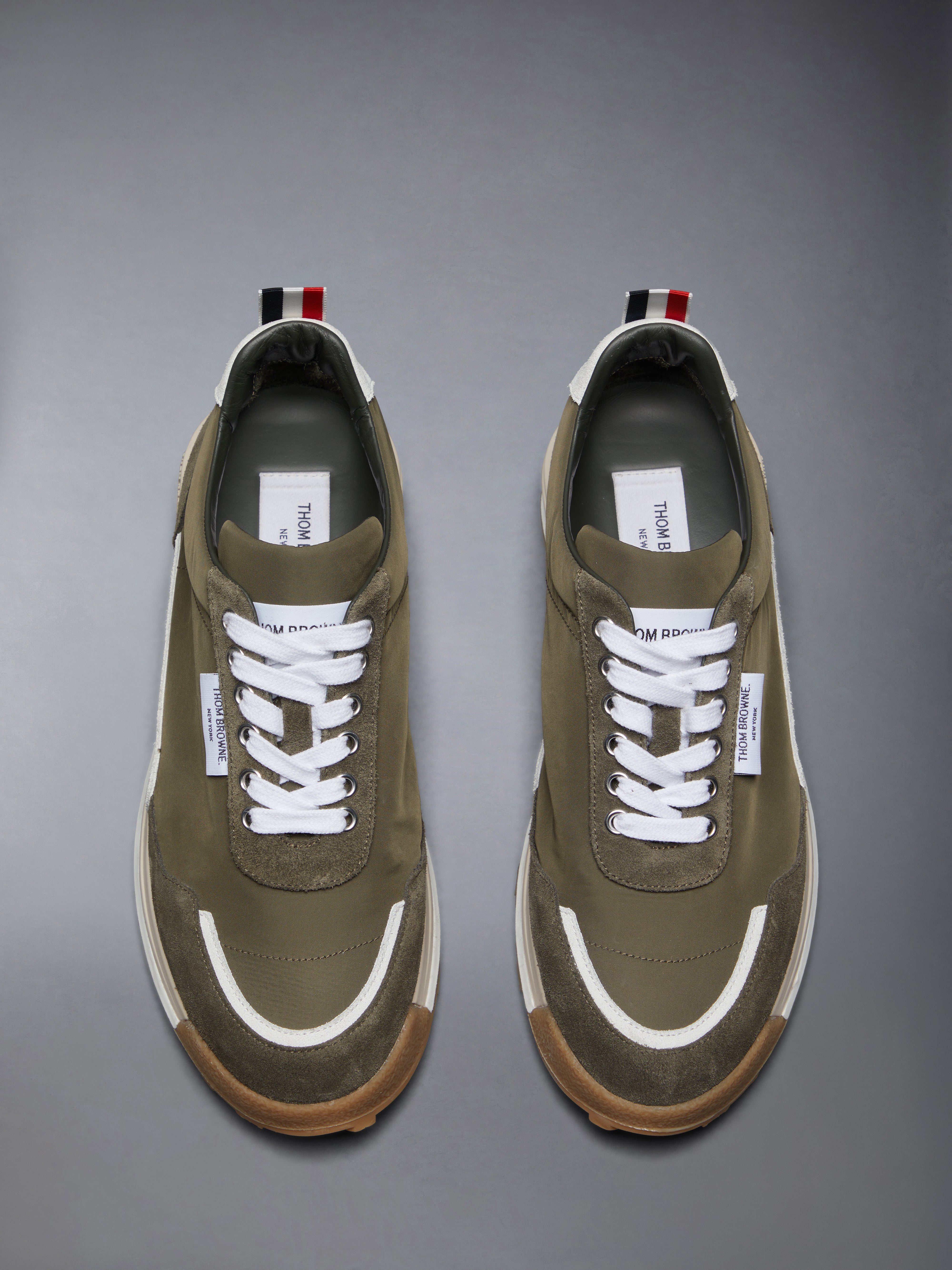 スニーカー THOM BROWNE SS24 SNEAKER WITH LOGO (FFD133B_F0488450) Tech Nylon Alumni Sneakers | Thom Browne
