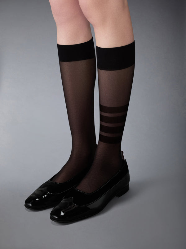 SOFT PATENT AND VELVET OPERA BALLERINA - image 3